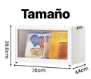 Kit Cajas Organizadoras Apilables con Ruedas y Puerta Frontal - BoxMax