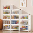 Kit Cajas Organizadoras Apilables con Ruedas y Puerta Frontal - BoxMax